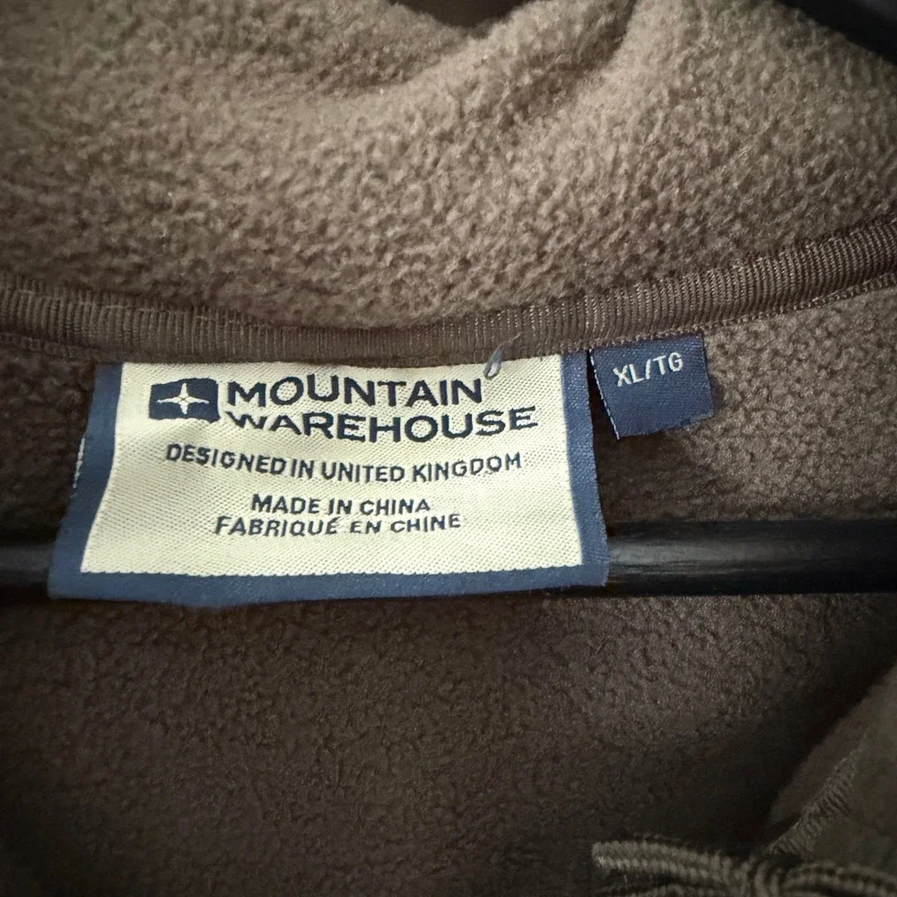 Mountain Warehouse 3 in 1 Jacket Mens XL Olive Fleece Lined Waterproof Fell